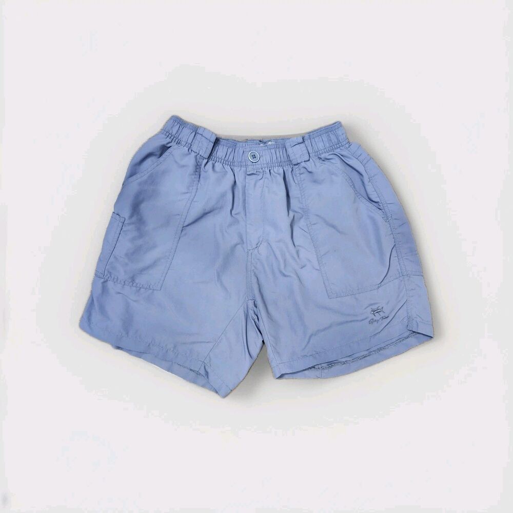 Spicy Tuna Shorts Mens Medium Blue Nylon Fishing Cargo Utility Outdoor